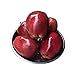 COTOSEY Fake Fruit Artificial Apples for Home Kitchen Table Basket Decoration 8pcs (Dark Red Apples)