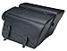 Dowco Willie & Max 59589-00 Black Jack Series: Synthetic Leather Large Slant Motorcycle Saddlebag Set, Black, Universal Fit, 19 Liter Each/38 Liter Total Capacity