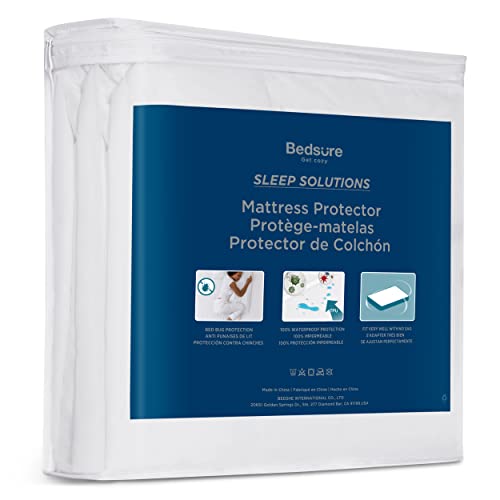 Bedsure Mattress Protector Full Size, Bed Bug Proof Mattress Cover 100