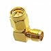 SMA Male to RP-SMA Female Right Angle RF Adapter Connector