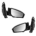 Driver and Passenger Power Side View Mirrors Ready-to-Paint Replacement for 2007-2012 Sentra 96302ET01E 96301ET01E