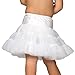I.C. Collections Big Girls White Bouffant Half Slip Petticoat, 8