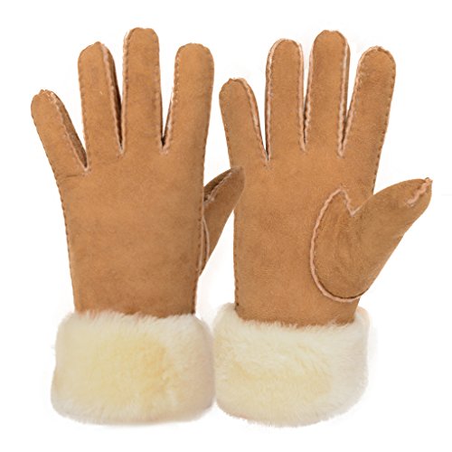 Furoom women's sheepskin glove wool cuff Furoom women's sheepskin glove wool cuff