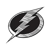 NHL Tampa Bay Lightning Chrome Emblem, One Size, One Color