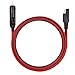 MOTOPOWER MP68996A 5FT 12V Cigarette Lighter Plug to SAE Quick Release Adapter Extension Charging Cable with Fuse and LED Light