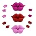 3Pcs Funny Baby Mustache Pacifiers, Cute Novelty Kissable Lip Pacifiers for Newborn Infant Toddlers, BPA Latex Free Made with Soft Silicone - Great Baby Shower Gift!