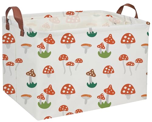 DDBASKET Kids Basket Mushroom Baskets Boys Girls