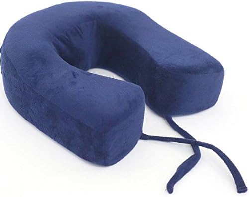 Travel Pillow, Neck Cushion, Premium Quality Memory Foam, Anti Allergic Cover, Patented Design
