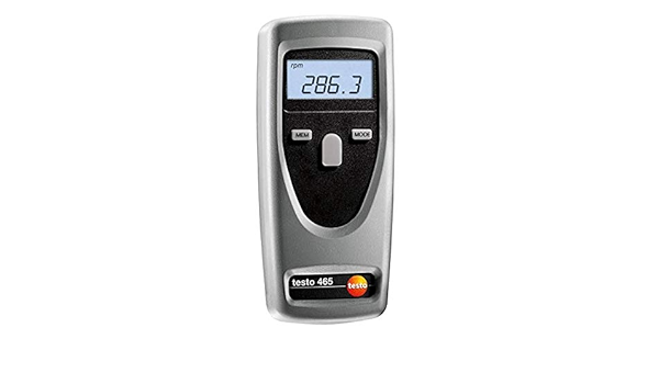 Testo 0563 0465 Non Contact Tachometer 1 To Rpm Range 0 02 Percent Accuracy 2 Battery Lcd Display Industrial Tachometers Amazon Com Industrial Scientific