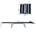 Outsunny Folding Chaise Lounge Pool Chairs, Outdoor Sun Tanning Chairs with Pillow, Reclining Back, Steel Frame & Breathable Mesh for Beach, Yard, Patio, Black