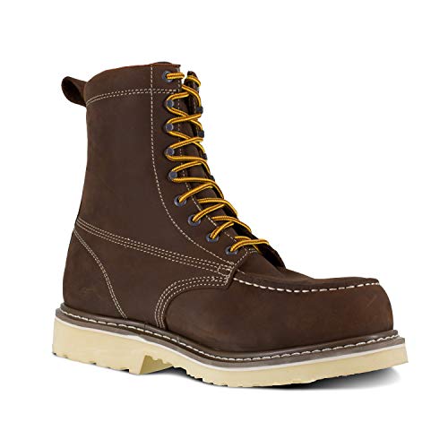 Iron Age Work Men's Solidifier Brown Composite Toe Boots