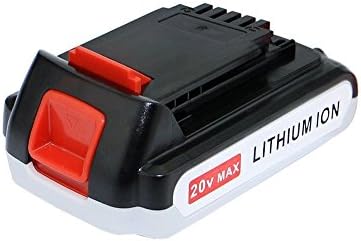 20V 2.0Ah Lithium Replacement Battery for Black &amp; Decker LB20 LBX20 LBXR20