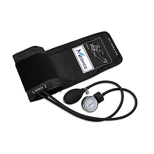 Medvice Manual Blood Pressure Cuff Universal Size Aneroid Sphygmomanometer Nurses Bp Monitor Best Adult Bp Machine Pricepulse