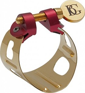 BG FRANCE DUO LIGATURE SOPRANO GOLD LACQUERED -LDS0