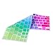 HDE Ultra Thin Silicone Rubber Keyboard Skin Cover for MacBook Pro Non Retina 13/15/17 (Metallic Rainbow)
