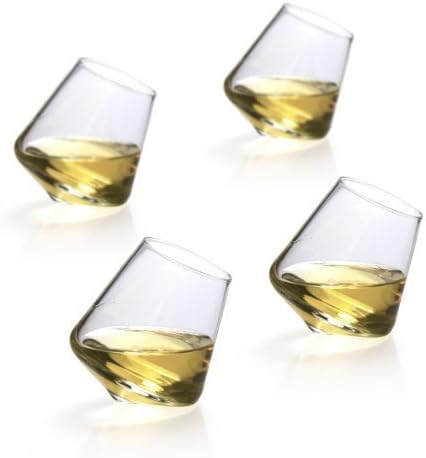 Set of 4 Hand-made Cupa Shot Liqueur Glasses by Sempli