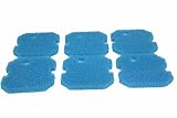 Generic Replacement Blue Coarse Filter Pad for Eheim 2616261 Professional Pro 2 2226/2326/ 2026/2128 and Experience 350 (Pack of 6)