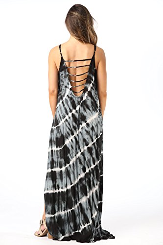Riviera Sun 21775-BLK-S Summer Dresses Maxi Dress Sundresses For Women - Thumbnail 2