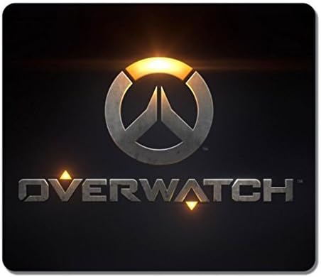 General High Quality Personality Desings Gaming Mouse Pad,surface of the polyester prevent deformation-Overwatch Game Logo