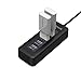 Nekteck USB Type-C to USB 3.0 Hub with 4 USB-A Ports Adapter (Thunderbolt 3 Port Compatible) for New MacBook, ChromeBook Pixel, and More Laptops and PCs