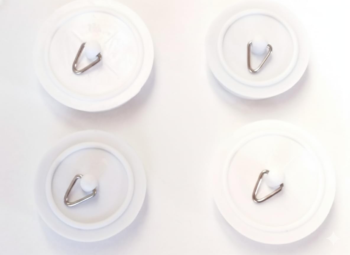 ShieldUp Bath & Sink Plugs | Pack of 4 | 2 x 40mm plugs AND 2 x 45mm plugs