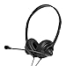 Amazon Basics Leather Cover USB Headset with Mic and Mute Option