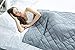 Click Me Weighted Blanket (15lbs, 48” X 72”, Grey ) for Adult and Kids | Premium Cotton and Glass Beads