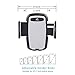 abaolux Air Vent Phone Holder Car Mount with Quick Easy Release Button and 360 Degree Rotation Cradle for IPhone, Samsung Galaxy and Most 1.9-3.7 Inches Smartphones (Black)