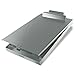 SKEMIX Aluminum Storage Clipboard - Highest Quality for Everyday use - Aluminum Forms Holder with Top Hinged Opening and Self-Locking Latch