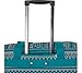 CALPAK Big Eazy Bright Check 20-inch Rolling Shopping Tote Bag