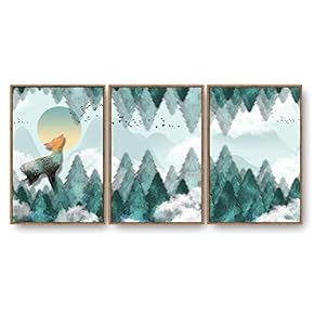 SIGNFORD 3 Piece Framed Canvas Home Artwork Decoration...