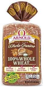 Image of ARNOLD 100% WHOLE WHEAT BREAD WIDE PAN LOAF 24 OZ