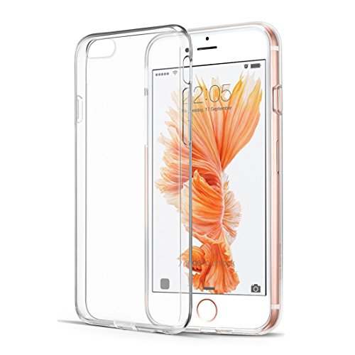 iPhone 6s Case, tekSonic Apple iPhone 6/6s Case [SOFT-FLEX] Shock-Absorption Bumper [Crystal Clear] and Anti-Scratch Clear Back Cover Case for iPhone 6s iPhone 6 4.7 Inch (Transparent)