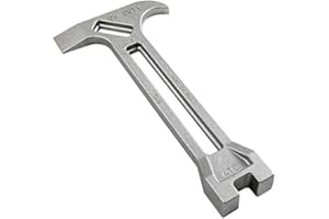 GREEN GOODS 4 in 1 Emergency Tool: Gas & Water Shut Off, Pry Bar, 4 in 1, Non Sparking, Emergency earthquake Gas Shut Off Valve - Fireman Tools - Tool Emergency - Emergency Tools - Gas Turn Off Wrench - Tern Tool