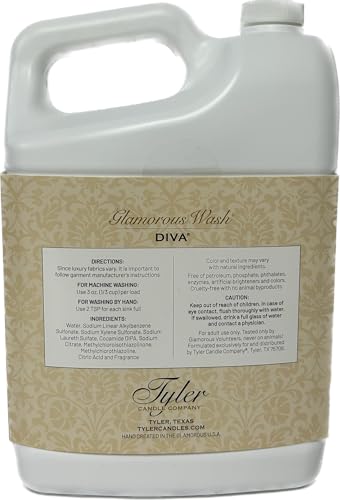 Tyler Gallon Glam Wash Laundry Detergent, Diva 128 Fl Oz (Pack of photo 5