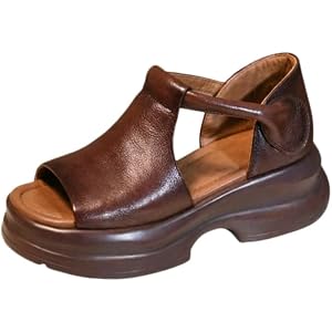 Spring and Summer Collection - Fashionable Thick-soled Women's Sandals. Stylish and versatile. Fish-mouth open-toe design. Br