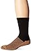 Copper Sole Men's Pro Therapy Cupron Crew Socks, Black, Sock Size:10-13/Shoe Size: 6-12