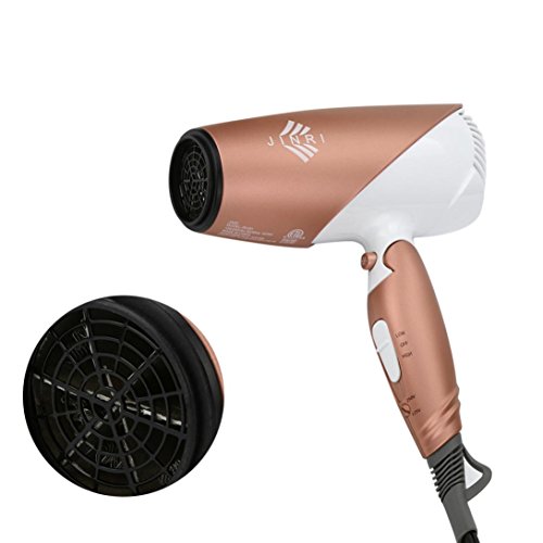 Dreamyth New JINRI-031 1875W Tourmaline Ceramic Travel Dryer,American West Warehouse Shipment (rose gold)