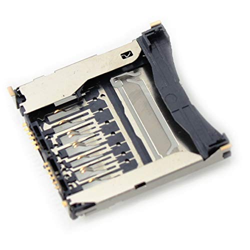 PhotoTrust Camera SD Memory Card Reader Slot Holder Replacement Metal Compatible with Canon 100D 77D 750D 760D 800D Replacement Part Digital Camera Repair