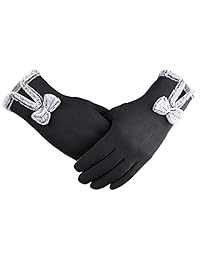 Guantes de invierno con pantalla táctil para mujer Guantes con forro polar cálido Calentador de manos Mujeres