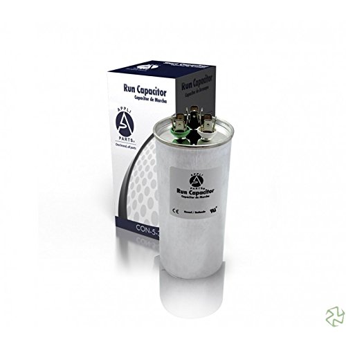 Appli Parts Dual Run Capacitor 80 + 5 Mfd uF (microfarads) 370 VAC or 450 VAC Round CON-80/5-450 Replaces CAP-80/5-450