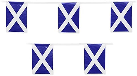 Scotland Flag Scottish String Flags Banner 33ft Decoration