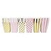Chloe Elizabeth Mini Popcorn & Candy Favor Boxes for Birthday, Bridal and Baby Shower, All Parties & Events in Polka Dot, Chevron, and Striped Assorted Designs, 36 Count (Pink, Gold)