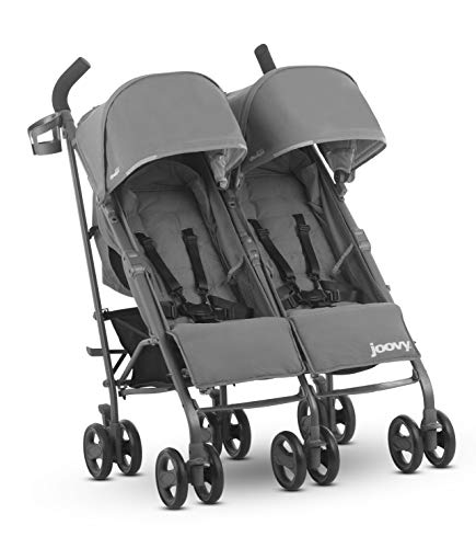 JOOVY Twin Groove Ultralight Umbrella Stroller, Charcoal