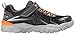 Skechers Kids Boys' Electronz-Blazar Sneaker,Black/Charcoal/Orange,13.5 M US Little Kid