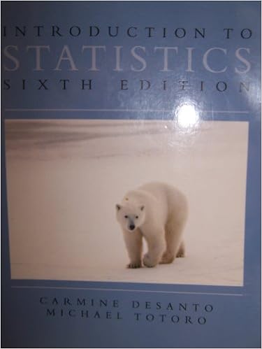 Amazon Com An Introduction To Statistics 9780536739025 De Santo Carmine Books