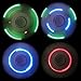 HAIL-SADES Prime Fidget Spinner with LED Lights and Bluetooth Speaker Best Cool Light up Double Sided Toy with All Black case and Charger (Black)