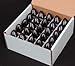 Novelty Lights 25 Pack C7 Outdoor String Light Christmas Replacement Bulbs, Red, C7/E12 Candelabra Base, 5 Watt