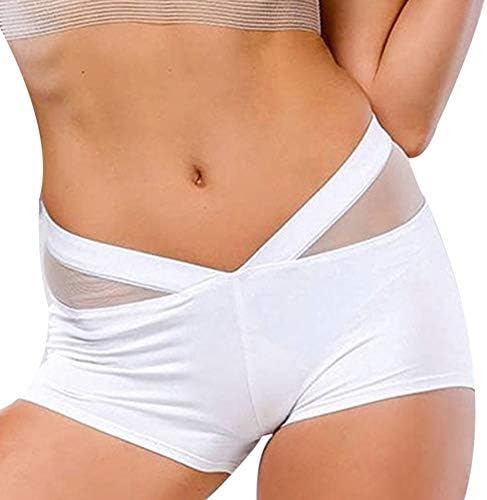 WmcyWell Womens Underwear Fitness High Stretch Butt Lifter Control Panties Shorts