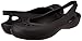 crocs Women's Taylor Slingback Flat, Black, 8 M US